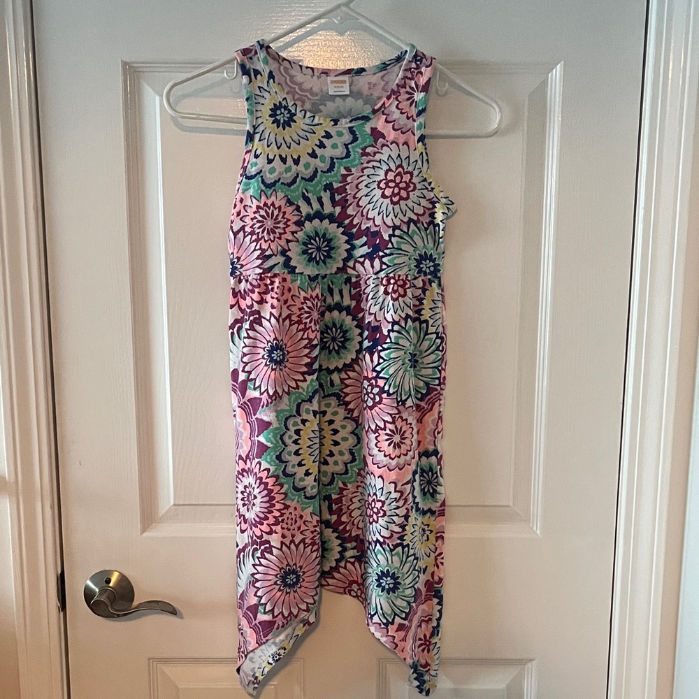 Gymboree Multicolor Floral Kids Dress SZ S ( 5/6 )